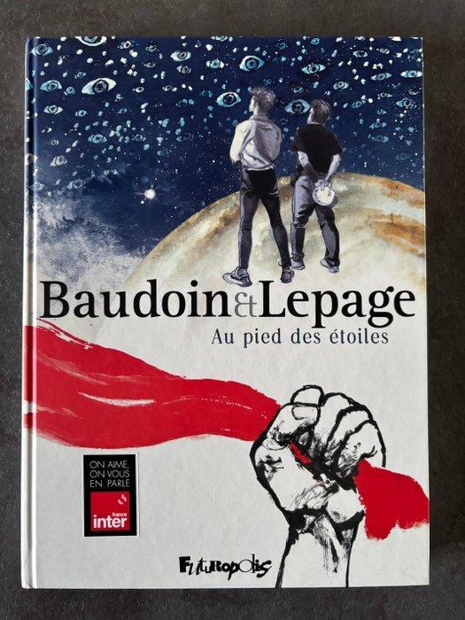 Emmanuel Lepage - Au Pied des Etoiles + dédicace couleur - C, Boeken, Stripverhalen