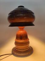 Lampe de table - Bois - lampe champignon Art déco