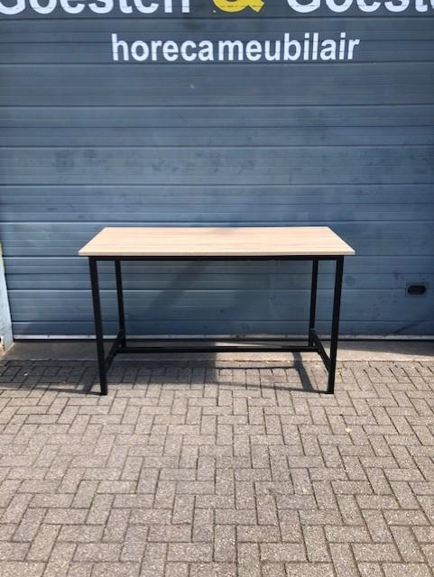 Gebruikte Bartafel (180x70cm) - T1539- Vintage/Café, Huis en Inrichting, Tafels | Eettafels, Ophalen