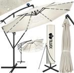 Tillvex® LED Parasol - Zweefparasol - Ø350cm - 360° Draaibaa, Verzenden, Nieuw