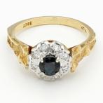 Ring - 18 karaat Geel goud, Witgoud Diamant, Bijoux, Sacs & Beauté