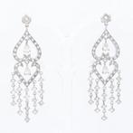 Boucles doreilles - 14 carats Or blanc -  3.44ct. tw., Handtassen en Accessoires, Oorbellen, Nieuw