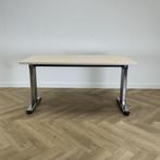 bureau 140x80 cm, ahorn - chroom, Maison & Meubles, Bureaux, Bureau