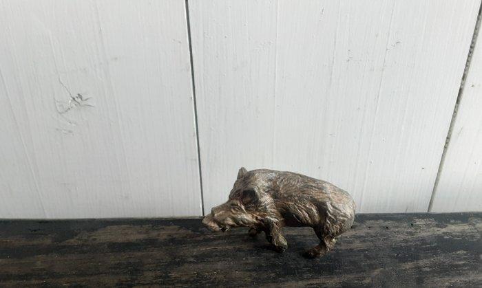 P. Chenet - Beeld, everzwijn - 4 cm - Brons, Antiek en Kunst, Curiosa en Brocante