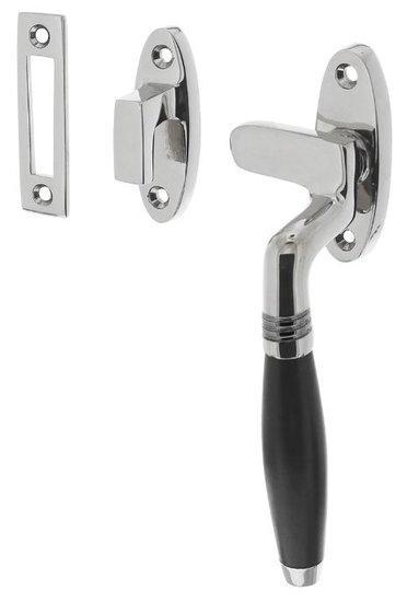 Intersteel Raamsluiting Ton Model Rechts Chroom/Ebbenhout, Doe-het-zelf en Bouw, Deuren en Vliegenramen, Ophalen of Verzenden