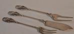 Ménagère (3) - Ensemble de couverts en argent trois pièces, Antiek en Kunst
