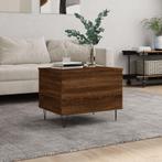 vidaXL Salontafel 60x44,5x45 cm bewerkt hout bruin, Verzenden, Nieuw