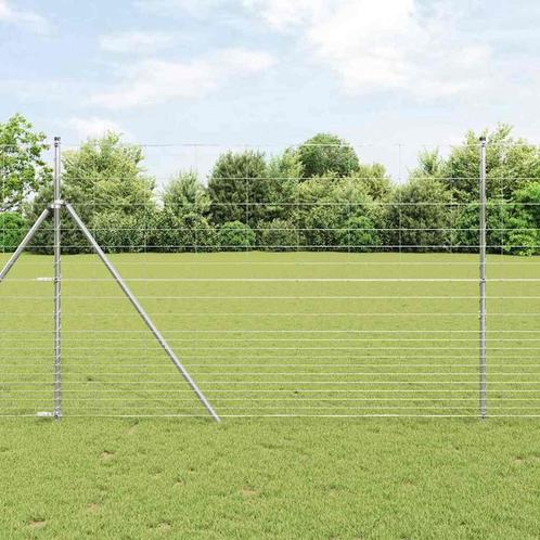 vidaXL Weidehek 1,6 x 25 m Gegalvaniseerd Staal, Tuin en Terras, Tuinhekken en Hekwerk, Nieuw, Verzenden