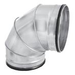Bocht 90º met rubberdichting - segment - Ø 315mm, Doe-het-zelf en Bouw, Ventilatie en Afzuiging, Verzenden, Nieuw