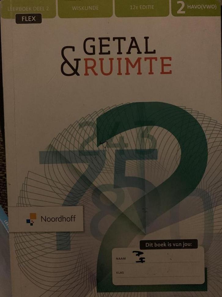 Getal & Ruimte 12e ed havo/vwo 2 FLEX leerboek 2, Livres, Science, Envoi