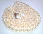 Sans Prix de Réserve - Collier Perles Akoya - Or blanc 8 kt, Nieuw
