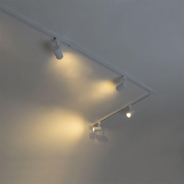 1 Fase rail Verlichting tot 3 meter Wit | Track Verlichting, Huis en Inrichting, Lampen | Spots, Led, Nieuw, Metaal of Aluminium