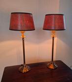 W&B Design - Lampe de table (2) - Laiton - Avec capuche en, Antiek en Kunst