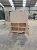 Kantoor kast hout B120xD40xH150 cm gebruikt, Ophalen of Verzenden