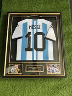 Argentina - Signed Shirt World Cup 2022 COA - Lionel Messi -