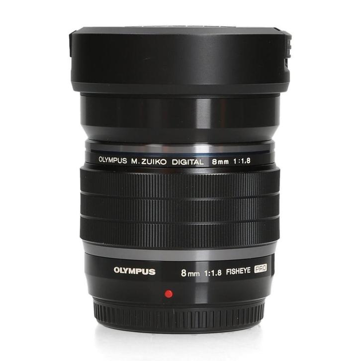 Olympus 8mm F1.8 Fisheye PRO M.Zuiko Digital ED, Audio, Tv en Foto, Foto | Lenzen en Objectieven, Zo goed als nieuw, Ophalen of Verzenden