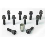 H&R Wielboutenset konisch M14x1.50 - Lengte 43mm - Zwart - 1, Auto-onderdelen, Verzenden, Nieuw