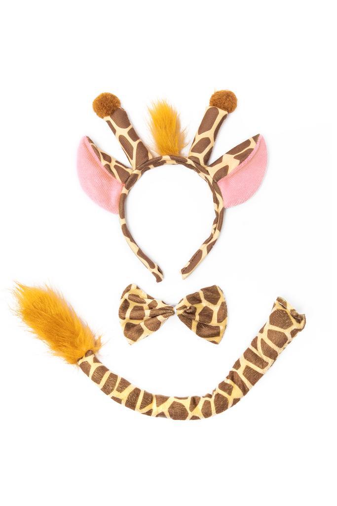 Giraf Haarband Oren Staart Diadeem Set Bruin Dierenprint Oor, Kleding | Dames, Carnavalskleding en Feestkleding, Nieuw, Ophalen of Verzenden