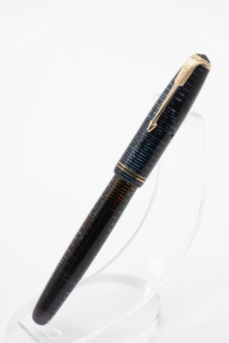 Parker - Vacumatic Blue Striped - Stylo à plume, Verzamelen, Pennenverzamelingen