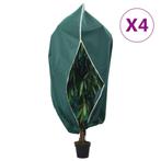 vidaXL Plantenhoezen met ritssluiting 4 st 70 g/m² 3,93x3,5, Tuin en Terras, Verzenden, Nieuw