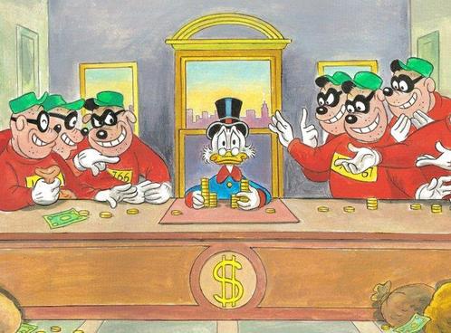 Tony Fernandez - Uncle Scrooge and The Beagle Boys - Large, Collections, Disney