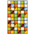 Raamfolie Glas In Lood Zelfklevend Gekleurd 80x200CM, Verzamelen, Verzenden, Nieuw