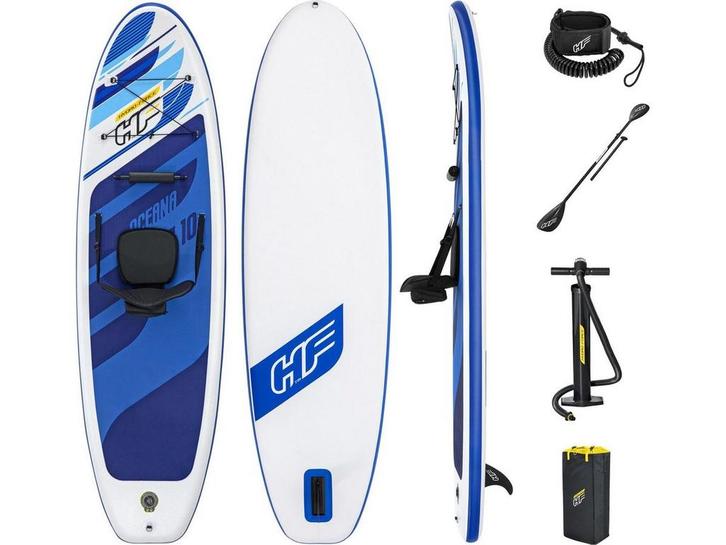 Bestway Hydro Force Oceana - SUP Board Set - Opblaasbaar met, Watersport en Boten, Suppen, Zo goed als nieuw, Verzenden