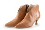 VIA VAI Enkellaarzen in maat 37 Cognac, Kleding | Dames, Schoenen, Overige kleuren, Verzenden, Lage of Enkellaarzen, Zo goed als nieuw