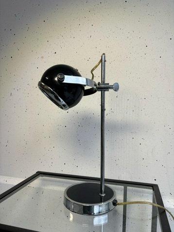 Lampe de table - Lampe de table vintage Chromen Eyball au
