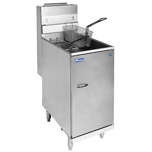 Friteuse | 35C | Gas | 18L | 26kW | Aftapkraan |, Zakelijke goederen, Horeca | Keukenapparatuur, Nieuw in verpakking, Verzenden