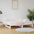 vidaXL Slaapbank uitschuifbaar 2x(80x200) cm massief, Verzenden, Nieuw