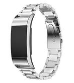 Fitbit Charge 2 Metal Roestvrij Stalen Armband - zilver, Bijoux, Sacs & Beauté, Verzenden