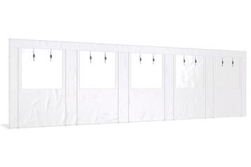 Overkapping zijwand PVC  | 10 meter breed |  250cm hoog |, Verzenden, Partytent