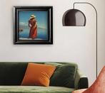 Le Yack - The Woman in the Red Dress - Hand signed, Antiek en Kunst