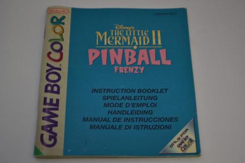 Little Mermaid II Pinball Frenzy (GBC NEU6 MANUAL), Games en Spelcomputers, Spelcomputers | Nintendo Portables | Accessoires