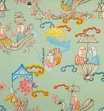 Tafelkleed met een elegante tekening van zeelieden op een