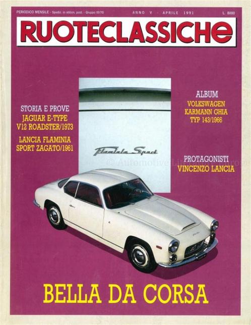 1991 RUOTECLASSICHE MAGAZINE 39 ITALIAANS, Livres, Autos | Brochures & Magazines