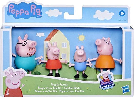 Peppa Pig Peppas Familie - Speelfiguur (Poppen & Knuffels), Kinderen en Baby's, Speelgoed | Knuffels en Pluche, Nieuw, Verzenden