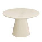 Eettafel Rond Maya Microcement 120 cm Beige, Huis en Inrichting, Tafels | Eettafels, Verzenden, Rond, Nieuw, Industriële meubels