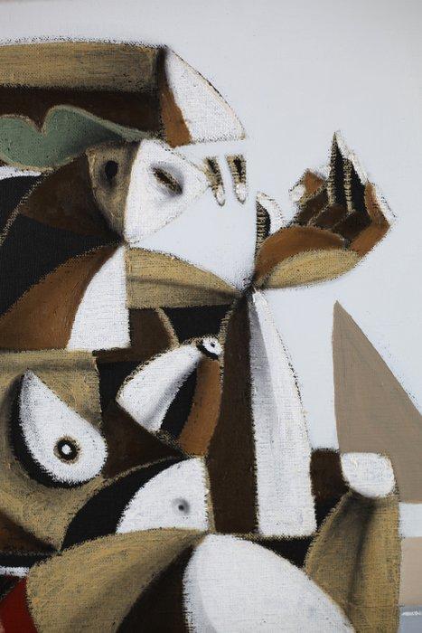 Jone Hopper - Baigneuse en bord de mer, Antiek en Kunst, Kunst | Schilderijen | Modern