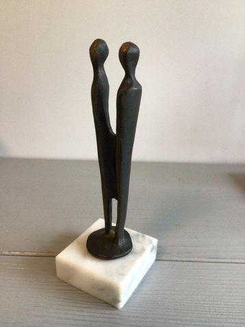 Corry Ammerlaan - sculptuur, “ Samen “ - 15 cm - Brons beschikbaar voor biedingen