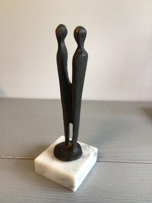 Corry Ammerlaan - sculptuur, “ Samen “ - 15 cm - Brons, Antiek en Kunst, Curiosa en Brocante