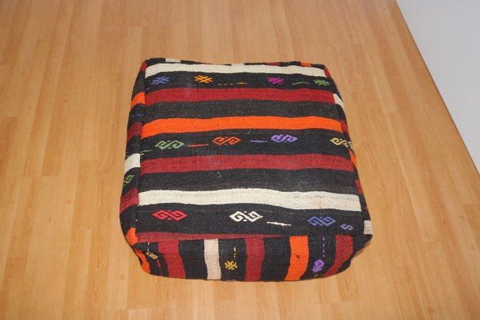 Puff Cases 1 - Kelim - 60 cm - 60 cm, Antiquités & Art, Art | Objets design