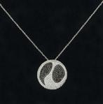 Collier - 18 carats Or blanc Diamant (Naturelle) - Diamant -, Bijoux, Sacs & Beauté