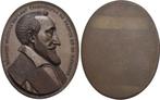 Cu-medaille Personenmedaille Brulart, Nicolaus 1544-1624,..., Timbres & Monnaies, Pièces & Médailles, Verzenden