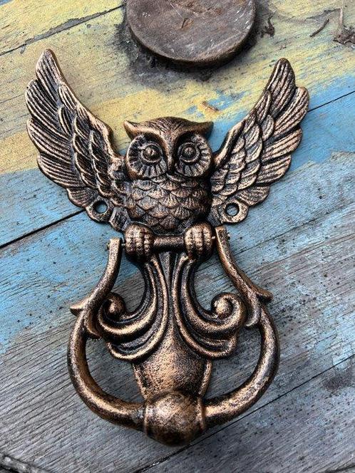 Deurklopper - Uil deurklopper - recent - Uil deurklopper, Antiek en Kunst, Curiosa en Brocante