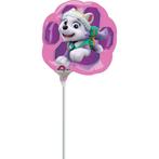 Paw Patrol Folie Ballon Skye & Everest Mini 23cm, Nieuw, Verzenden