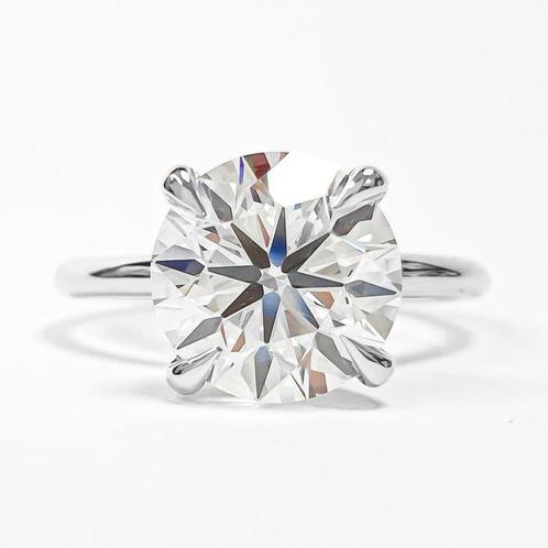 Ring - 14 karaat Witgoud - 2.01ct. tw. Diamant (Lab-grown) -, Handtassen en Accessoires, Ringen