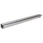 vidaXL Zwembadwaterval met LEDs rechthoekig 90 cm roestvrij, Verzenden, Nieuw