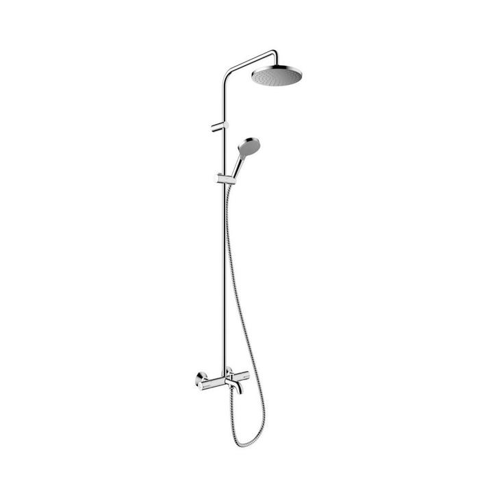 Showerpipe HansGrohe Vernis Blend EcoSmart Met, Doe-het-zelf en Bouw, Sanitair, Kraan, Nieuw, Chroom, Ophalen of Verzenden